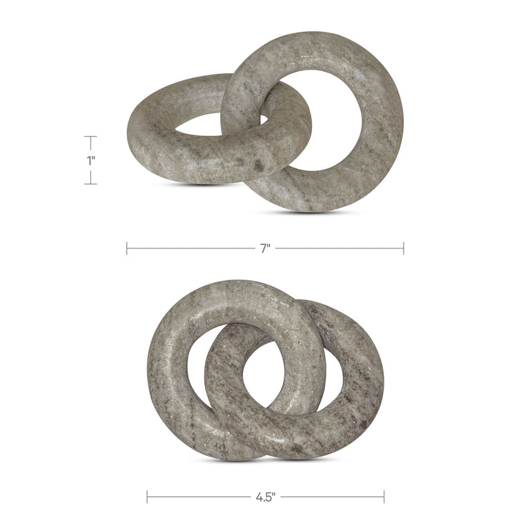 HERA TABLETOP DECOR BEIGE MARBLE
