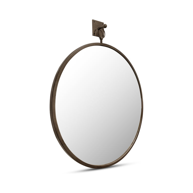 CAMEO MIRROR AGED BRASS