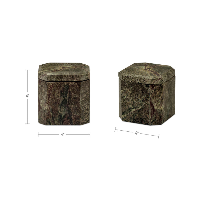FORLI MARBLE BOX RAINFOREST GREEN
