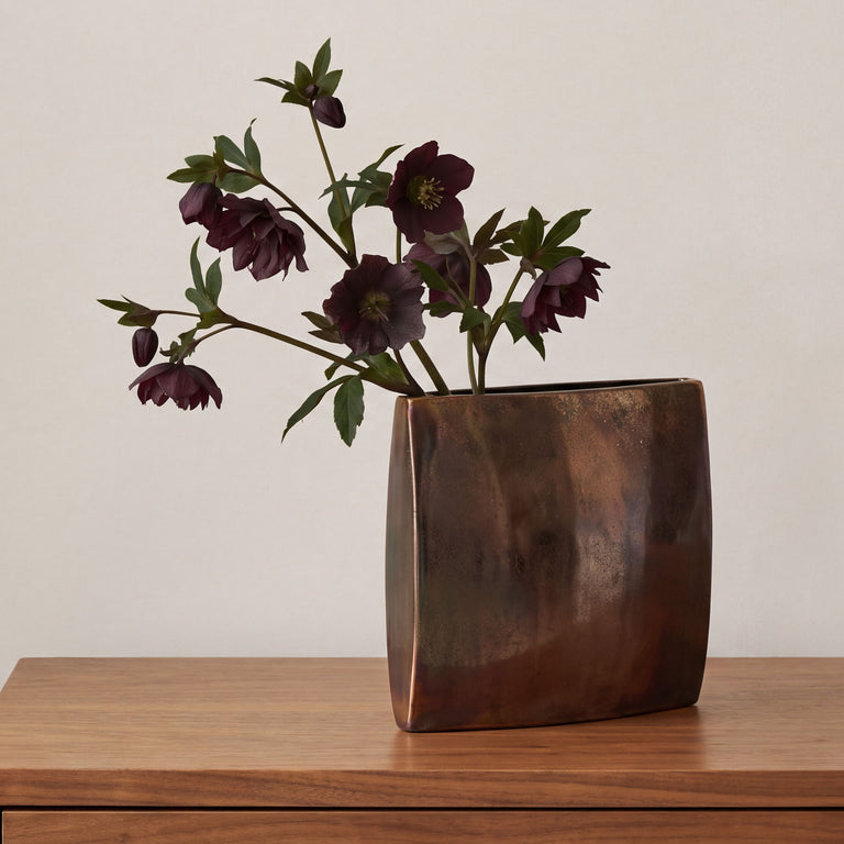 LAVAL CAST ALUMINUM VASE