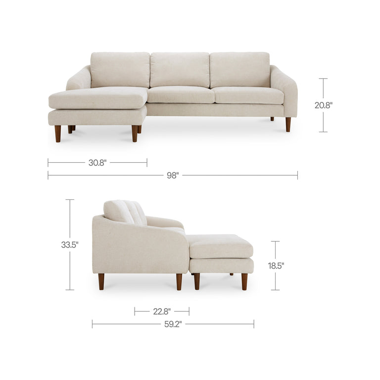 QUINN SECTIONAL OATMEAL