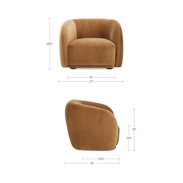 FAYE ACCENT CHAIR BEIGE BOUCLE