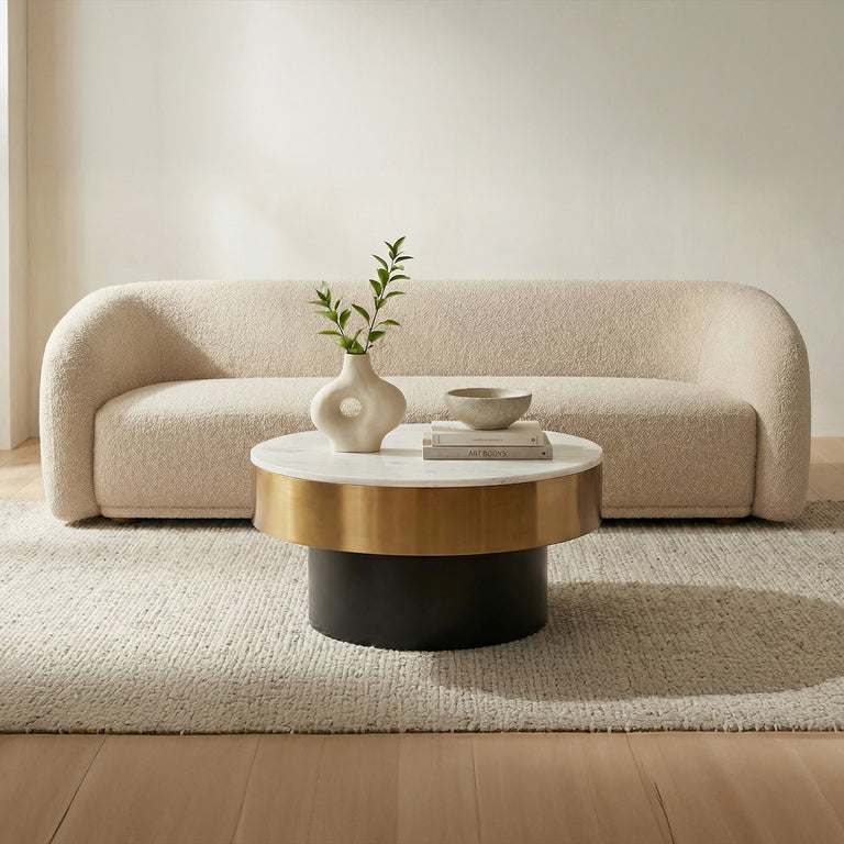 FAYE SOFA BEIGE BOUCLE