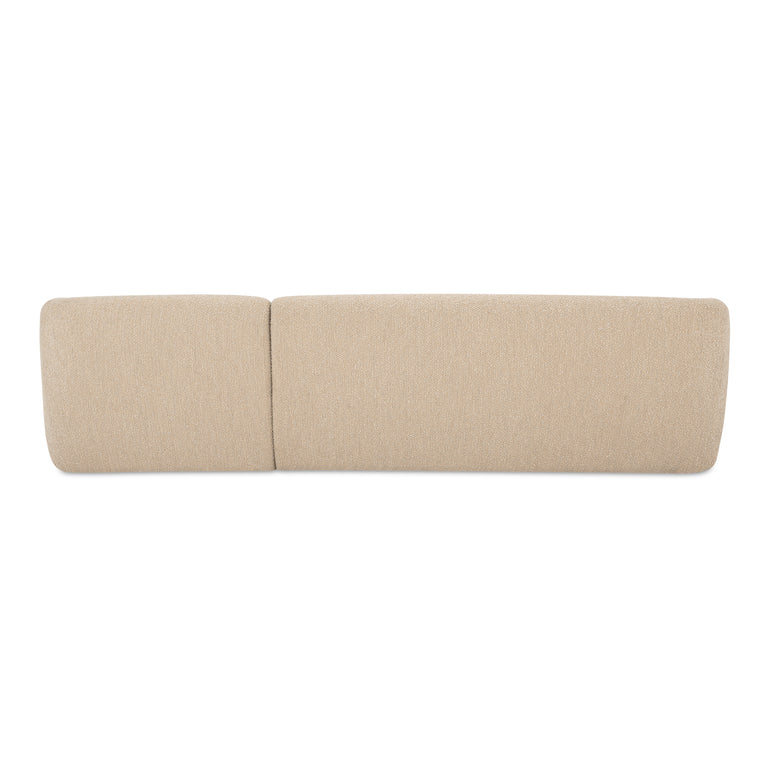 FAYE LEFT SECTIONAL BEIGE BOUCLE