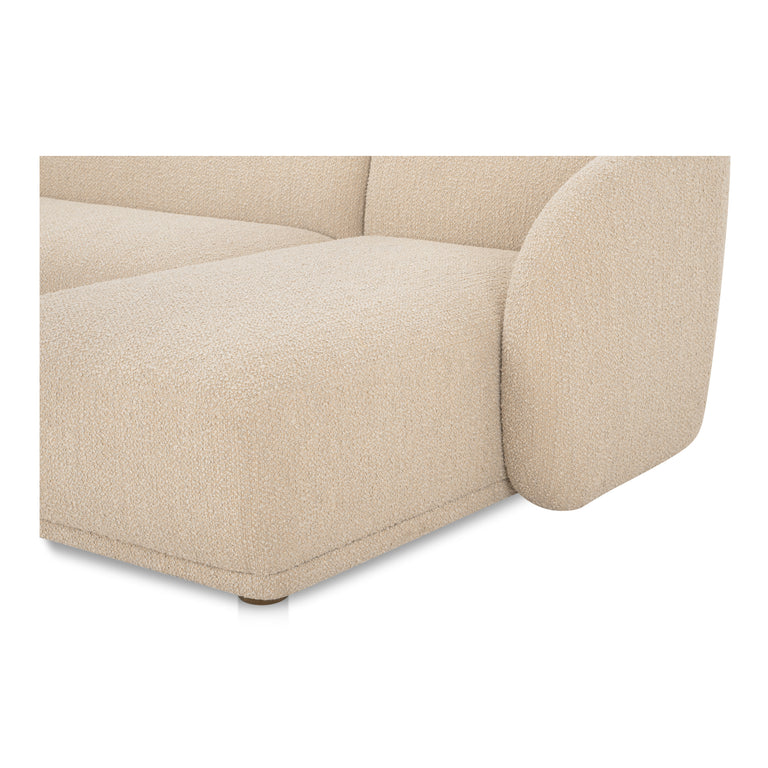 FAYE LEFT SECTIONAL BEIGE BOUCLE
