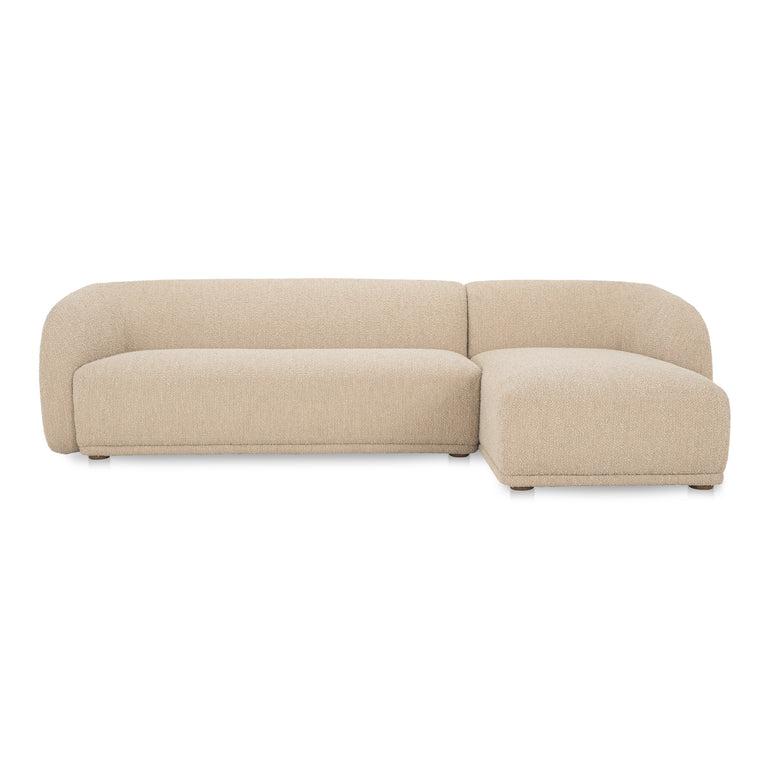 FAYE LEFT SECTIONAL BEIGE BOUCLE
