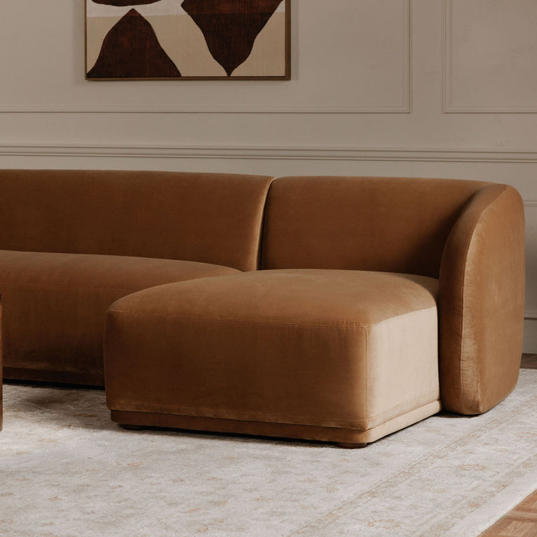 FAYE LEFT SECTIONAL BEIGE BOUCLE