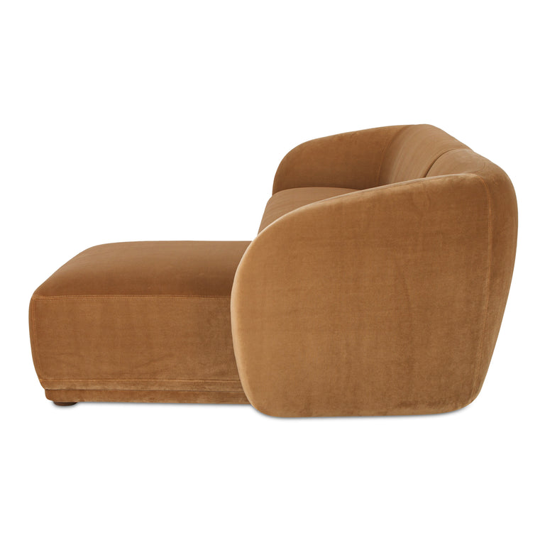 FAYE LEFT SECTIONAL BEIGE BOUCLE