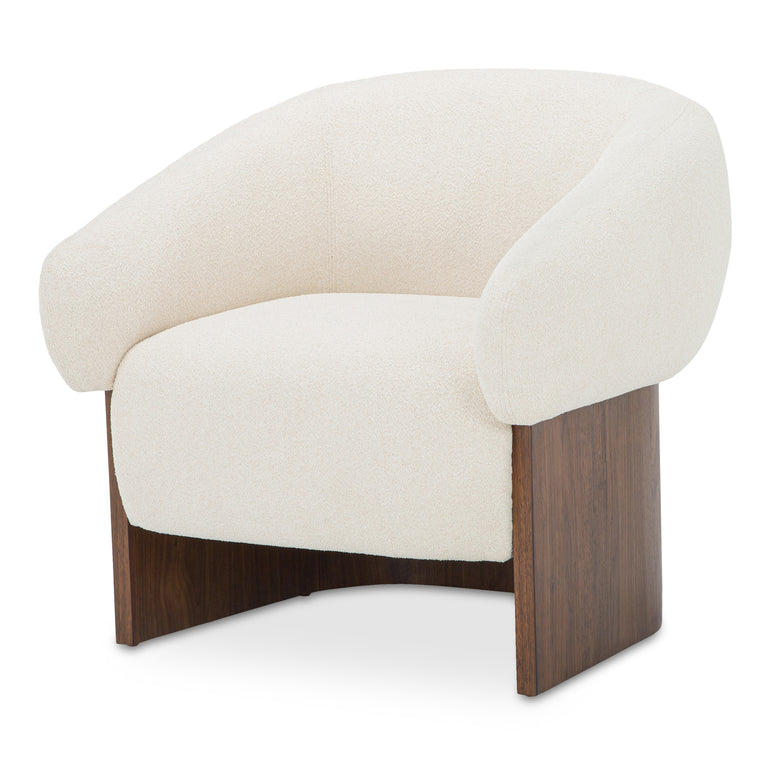 OTTO ACCENT CHAIR FLECKED CREAM