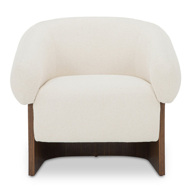 OTTO ACCENT CHAIR FLECKED CREAM