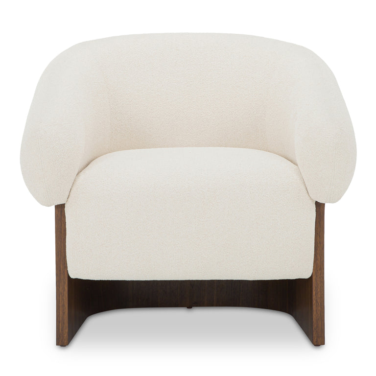 OTTO ACCENT CHAIR FLECKED CREAM