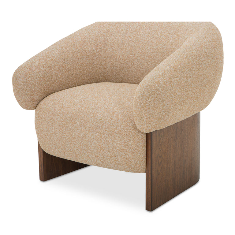 OTTO ACCENT CHAIR FLECKED CREAM