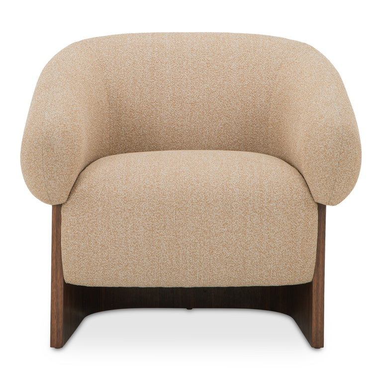 OTTO ACCENT CHAIR FLECKED CREAM