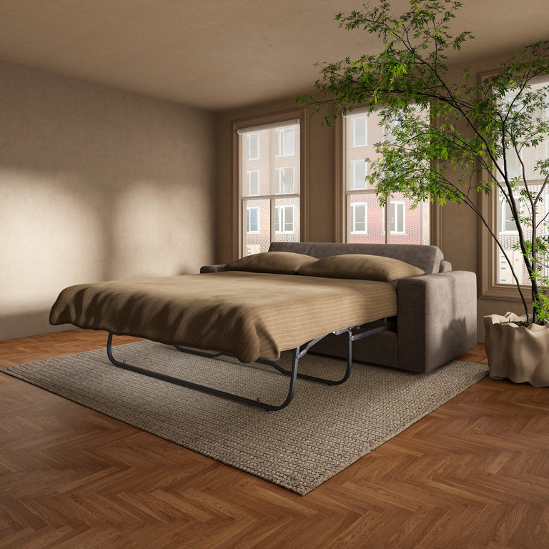 KIRAN SLEEPER SOFA WARM CHARCOAL