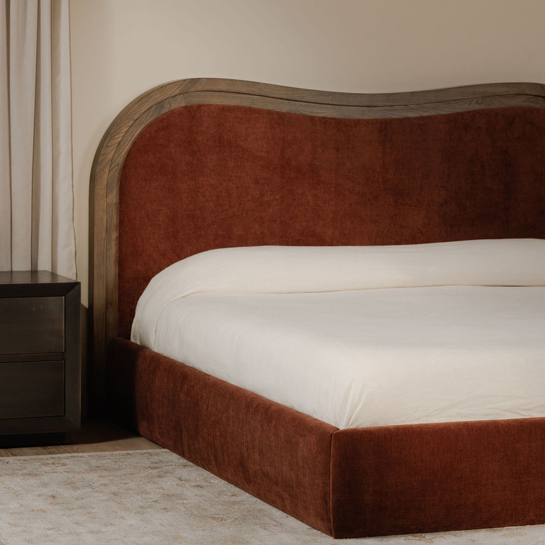 CAMILLA KING BED CHESTNUT