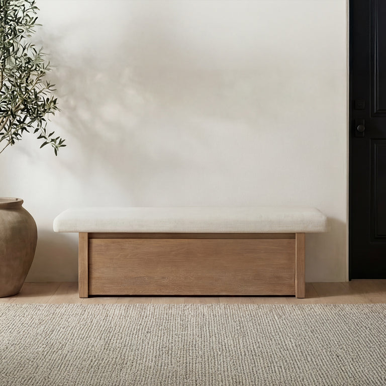 GEMMA STORAGE BENCH DARK GREEN