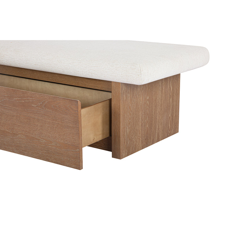 GEMMA STORAGE BENCH DARK GREEN