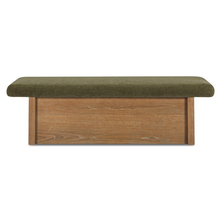 GEMMA STORAGE BENCH DARK GREEN