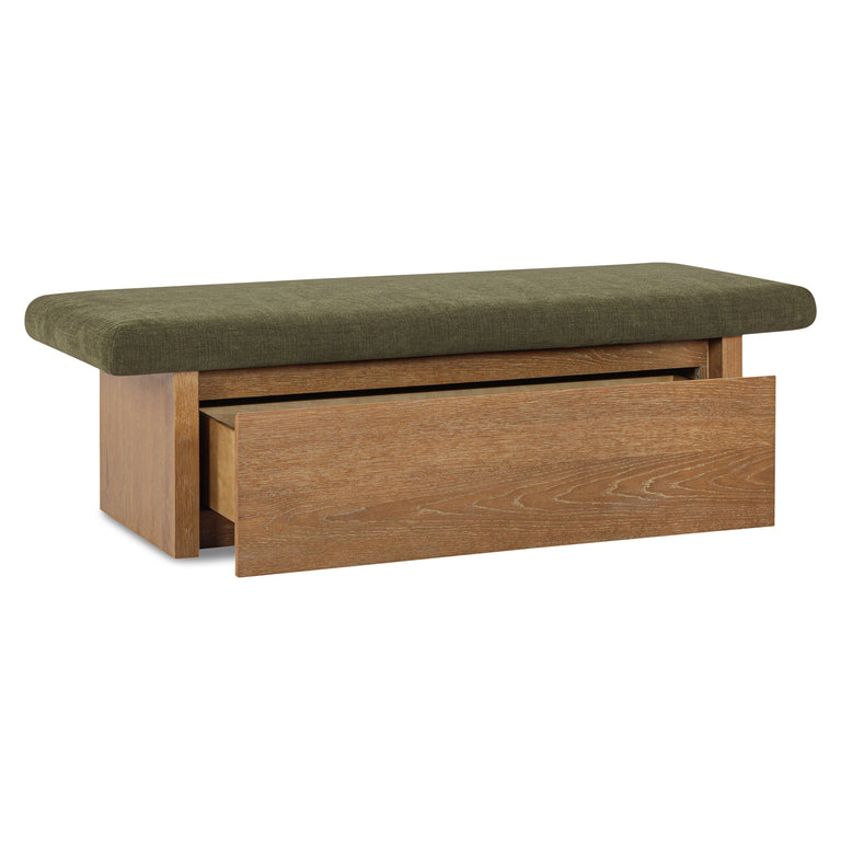 GEMMA STORAGE BENCH DARK GREEN