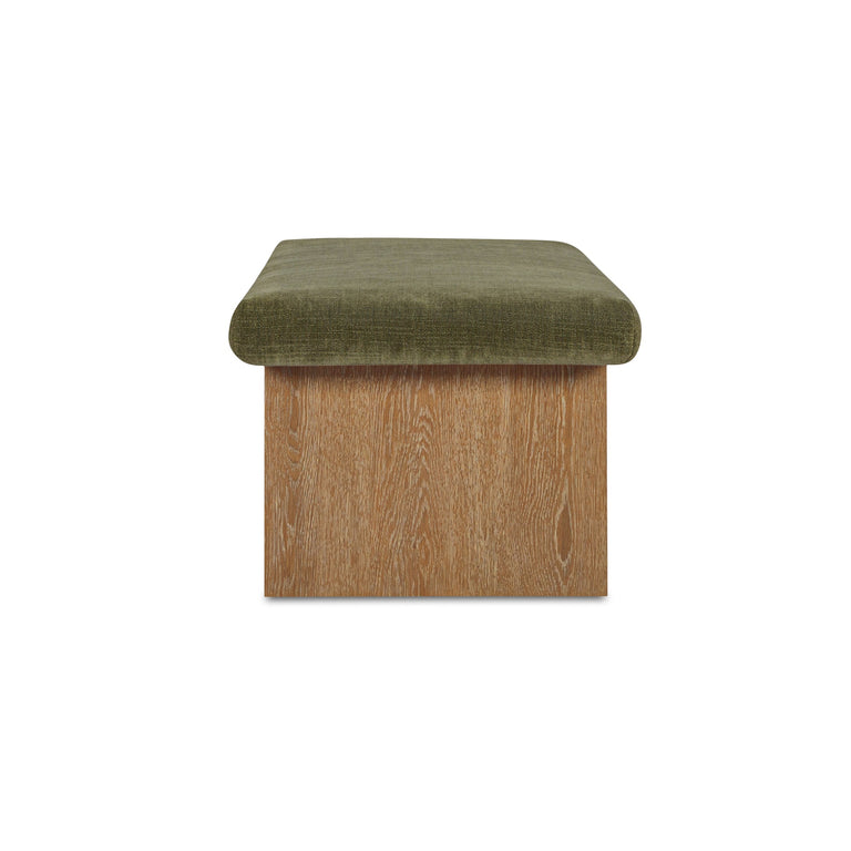 GEMMA STORAGE BENCH DARK GREEN