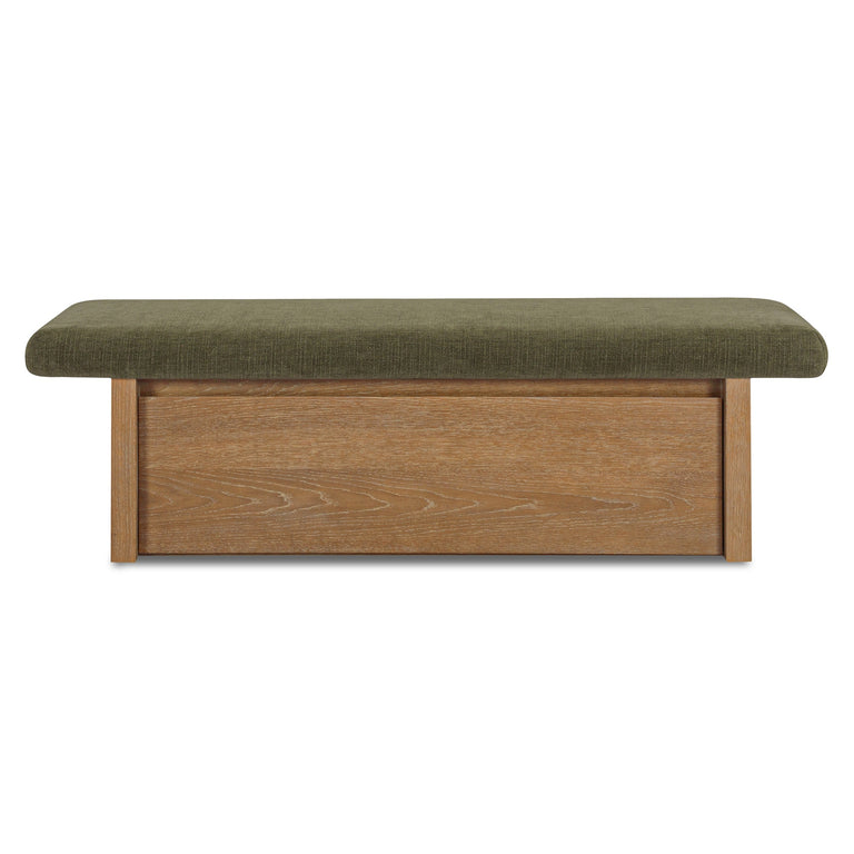 GEMMA STORAGE BENCH DARK GREEN
