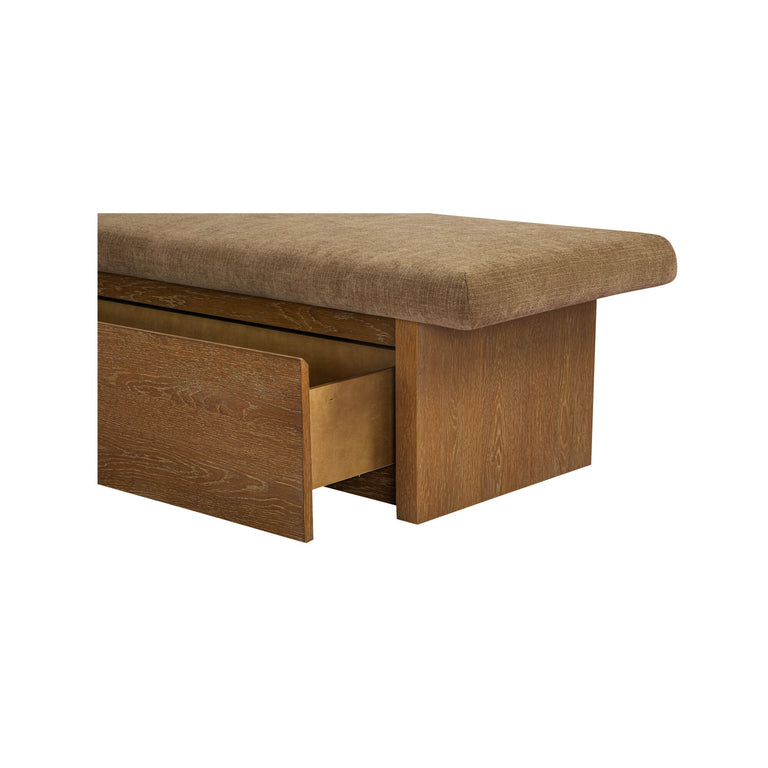GEMMA STORAGE BENCH DARK GREEN