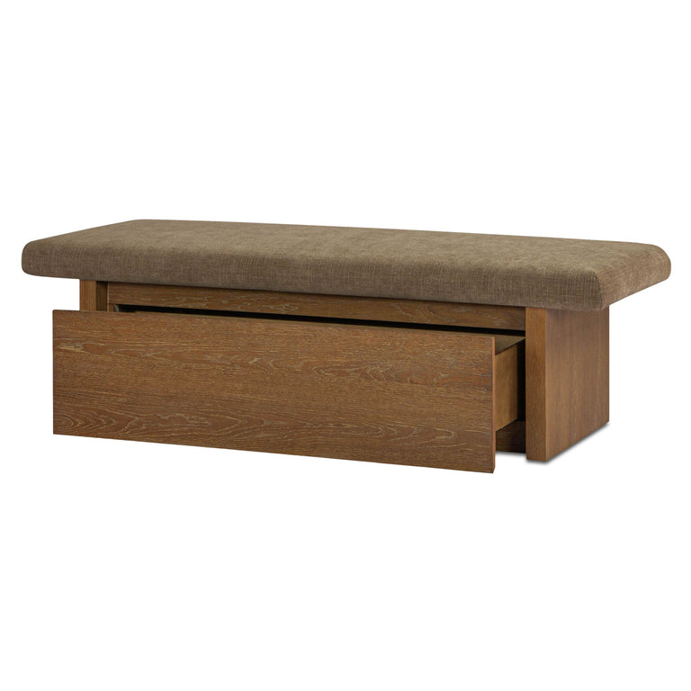 GEMMA STORAGE BENCH DARK GREEN