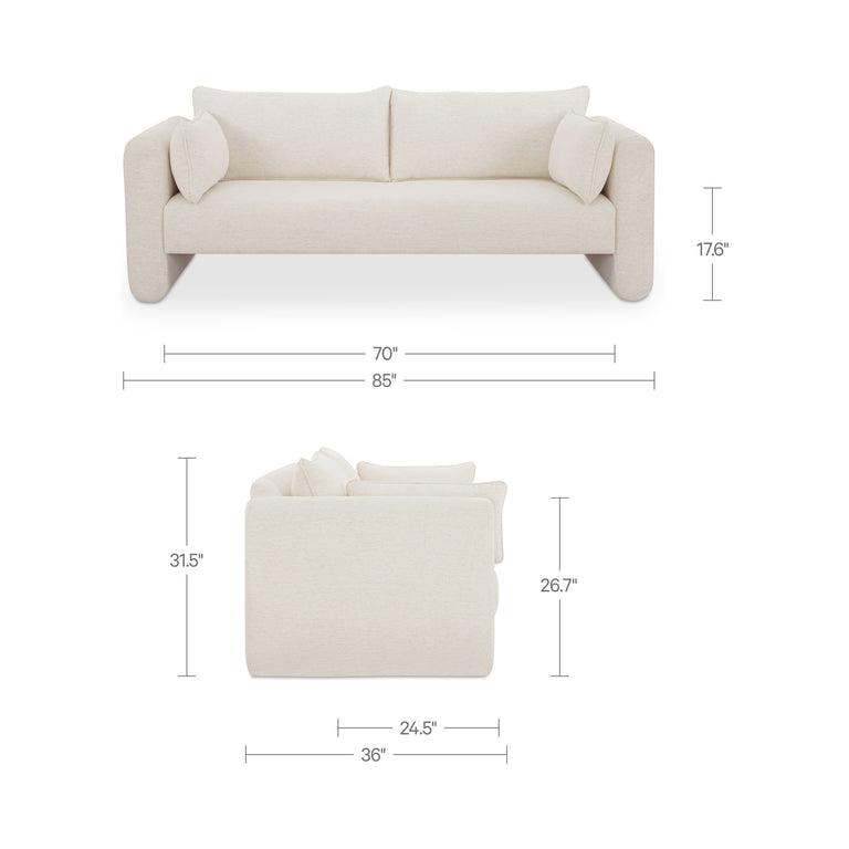 MOORE SOFA HERITAGE PINK