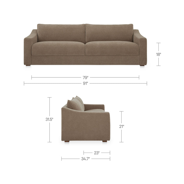 FARROW SOFA CEDAR GREEN