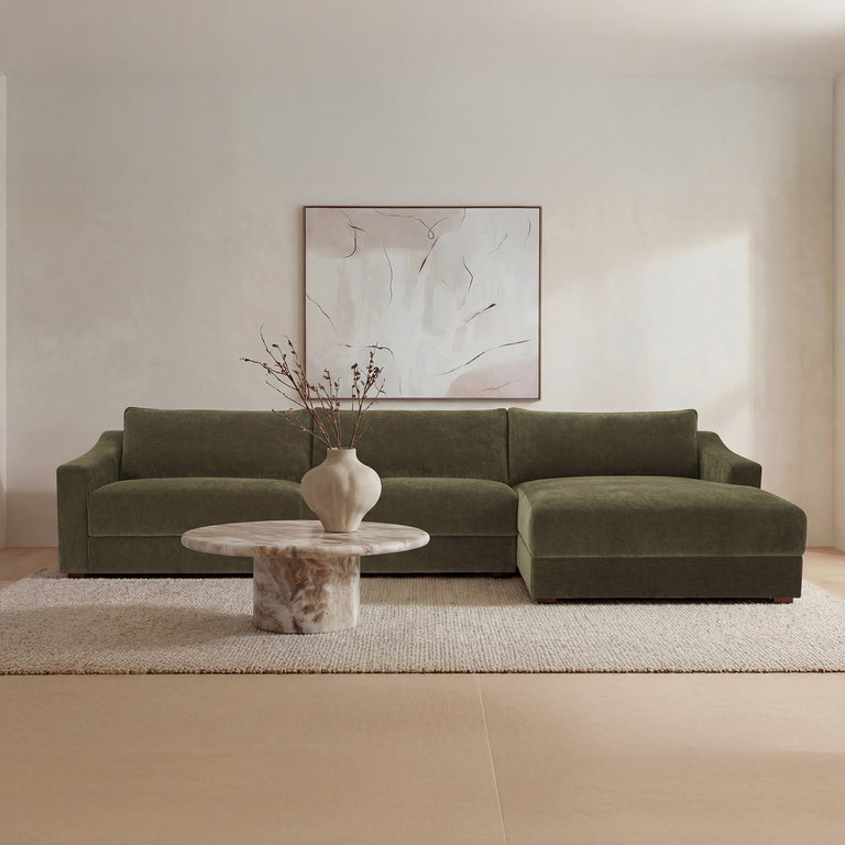 FARROW SECTIONAL CEDAR GREEN LEFT