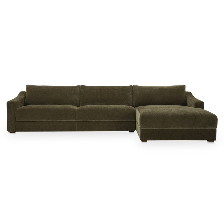 FARROW SECTIONAL CEDAR GREEN LEFT