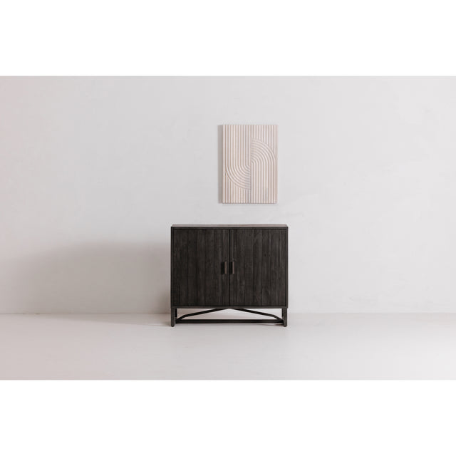 SIERRA 2 DOOR CABINET BLACK