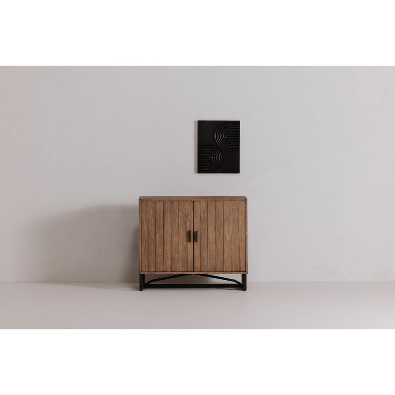 SIERRA 2 DOOR CABINET BLACK