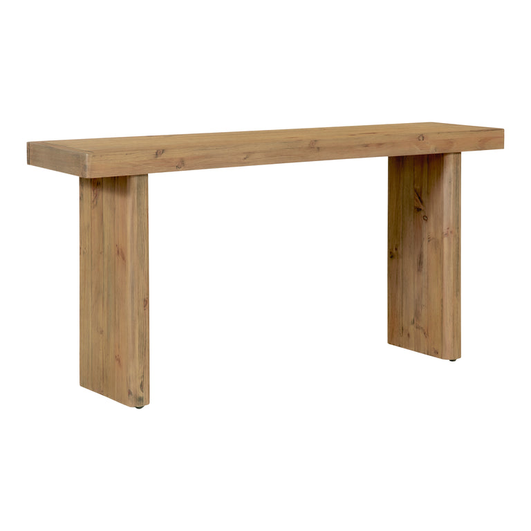 MONTEREY CONSOLE TABLE AGED BROWN