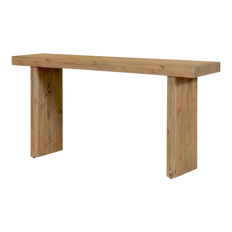 MONTEREY CONSOLE TABLE AGED BROWN