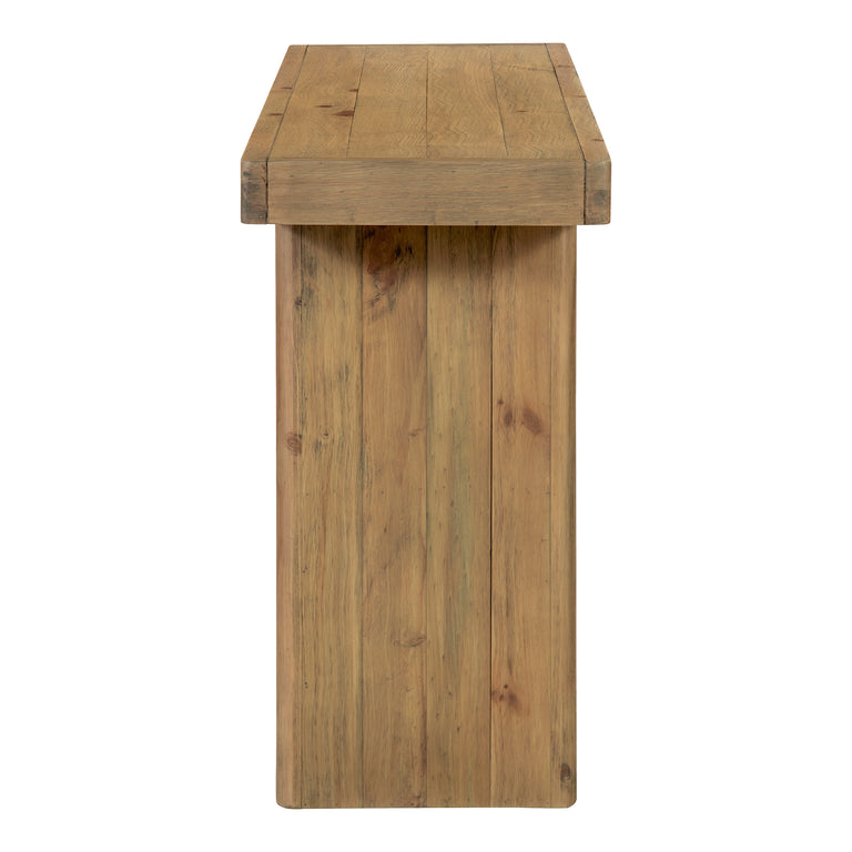 MONTEREY CONSOLE TABLE AGED BROWN
