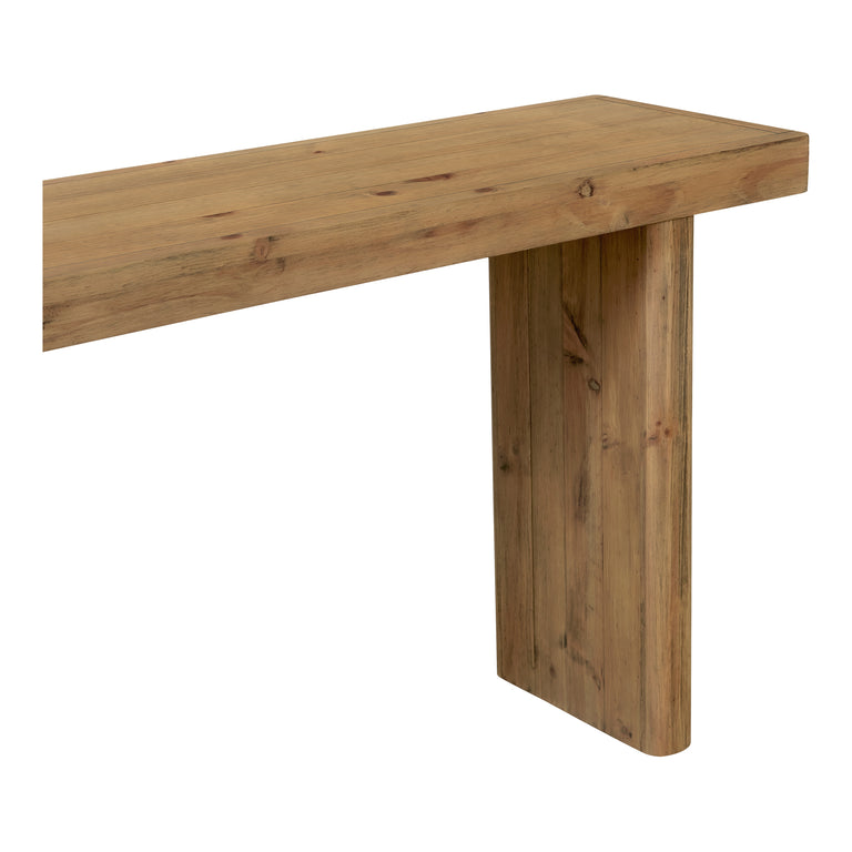 MONTEREY CONSOLE TABLE AGED BROWN