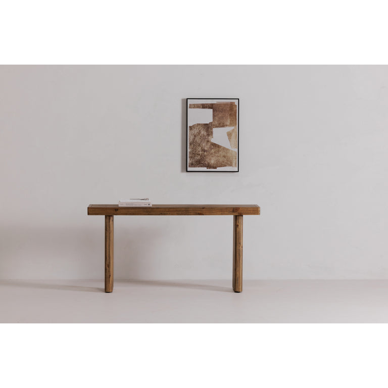 MONTEREY CONSOLE TABLE AGED BROWN