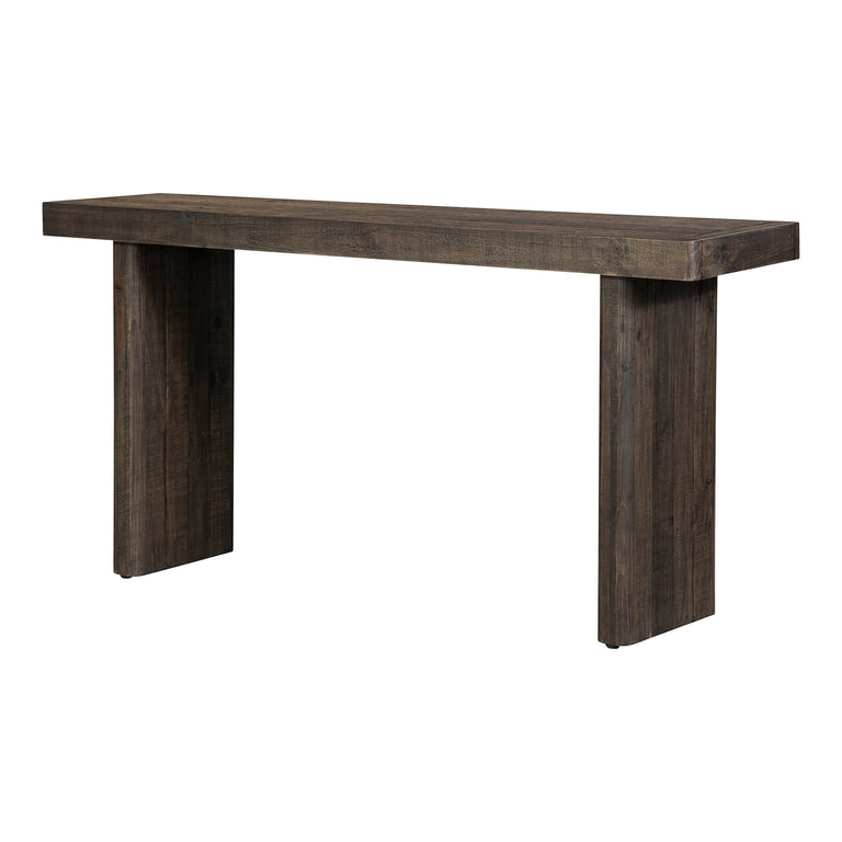 MONTEREY CONSOLE TABLE AGED BROWN