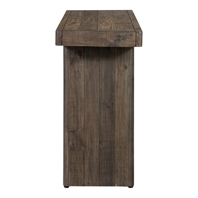 MONTEREY CONSOLE TABLE AGED BROWN