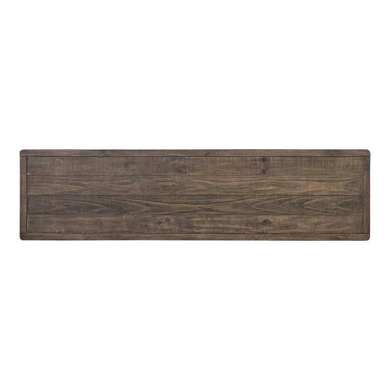 MONTEREY CONSOLE TABLE AGED BROWN