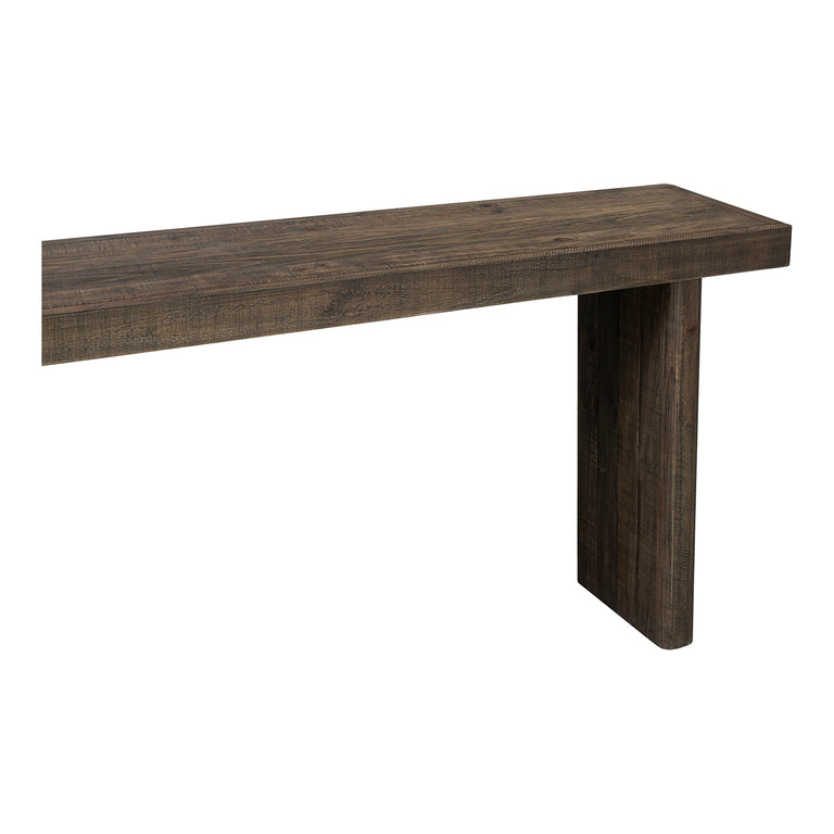 MONTEREY CONSOLE TABLE AGED BROWN