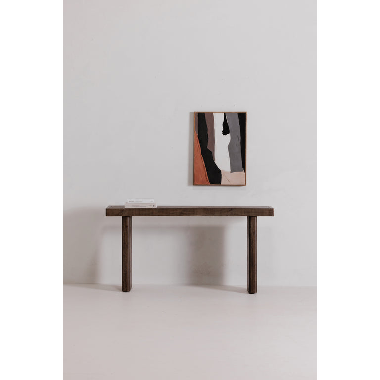 MONTEREY CONSOLE TABLE AGED BROWN