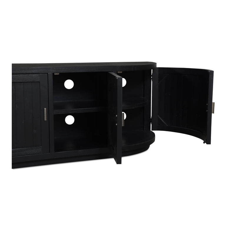 NICOLA MEDIA CABINET BLACK
