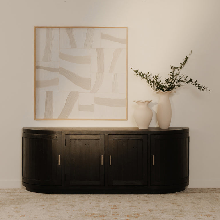 NICOLA MEDIA CABINET BLACK