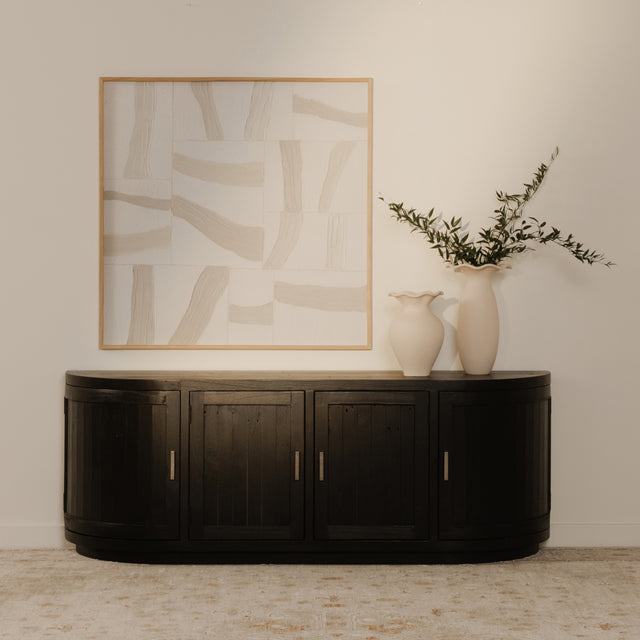 NICOLA MEDIA CABINET BLACK