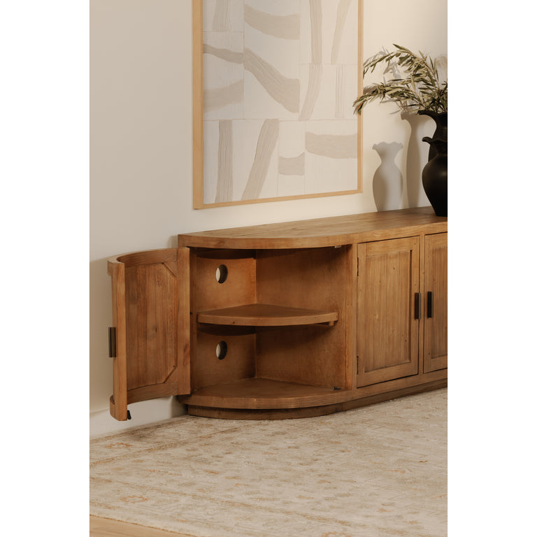 NICOLA MEDIA CABINET BLACK