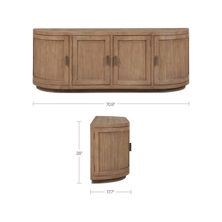 NICOLA MEDIA CABINET BLACK