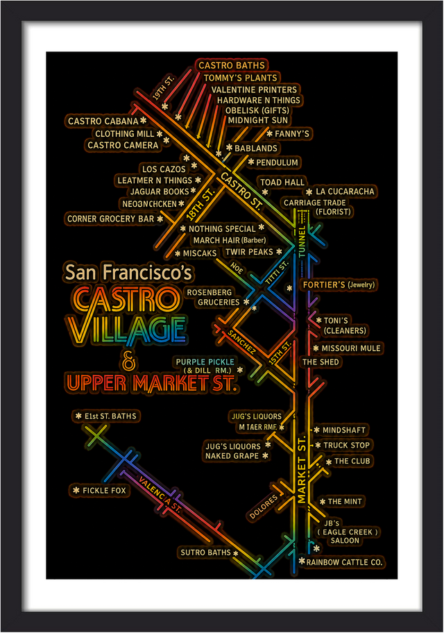 CASTRO VILLAGE POSTER