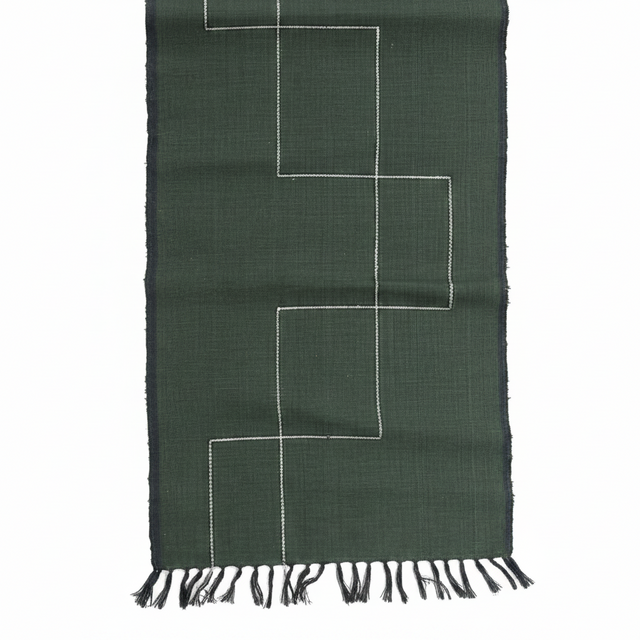 RIFT VALLEY HANDWOVEN ETHIOPIAN COTTON TABLE RUNNER | ENTERTAINING